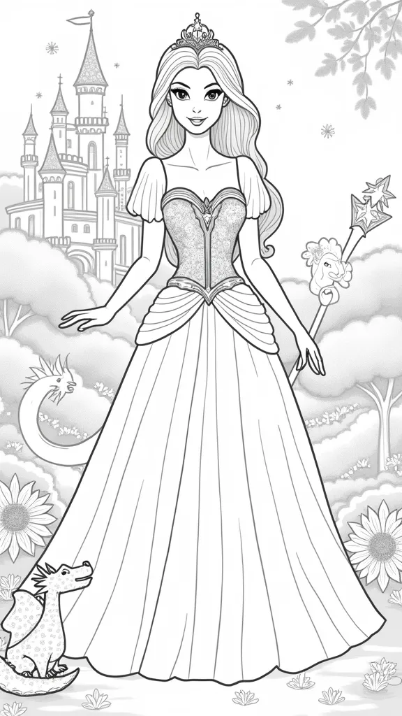 coloriages princesses